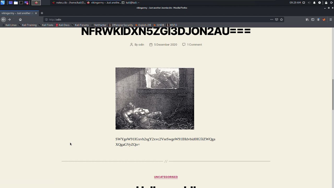 Odin: 1 | Vulnhub | OSCP Prep | CTF Walkthrough