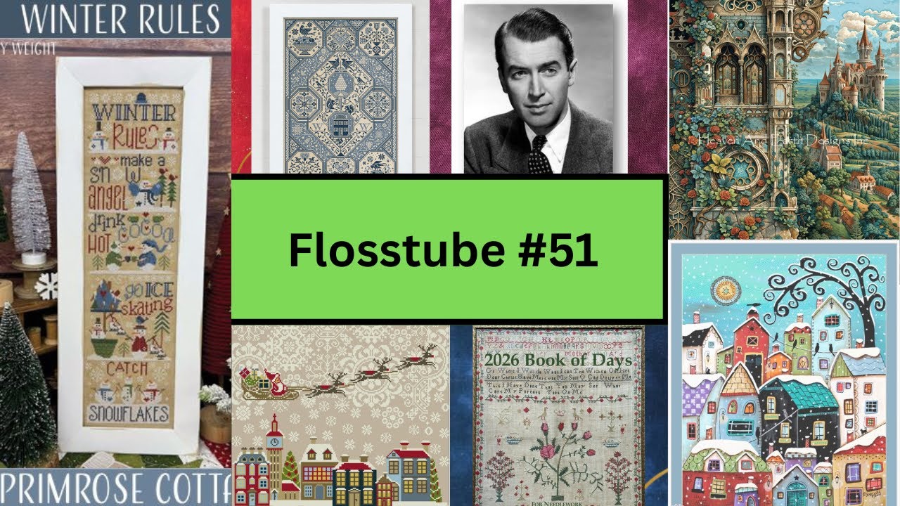 Flosstube #51 - Cross Stitching is My Hobby This Year