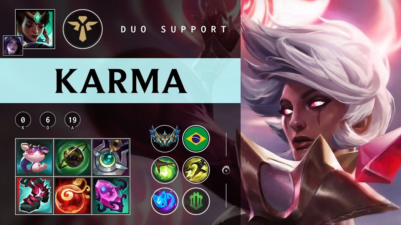 Karma Support vs Soraka - BR Challenger Patch 25.24