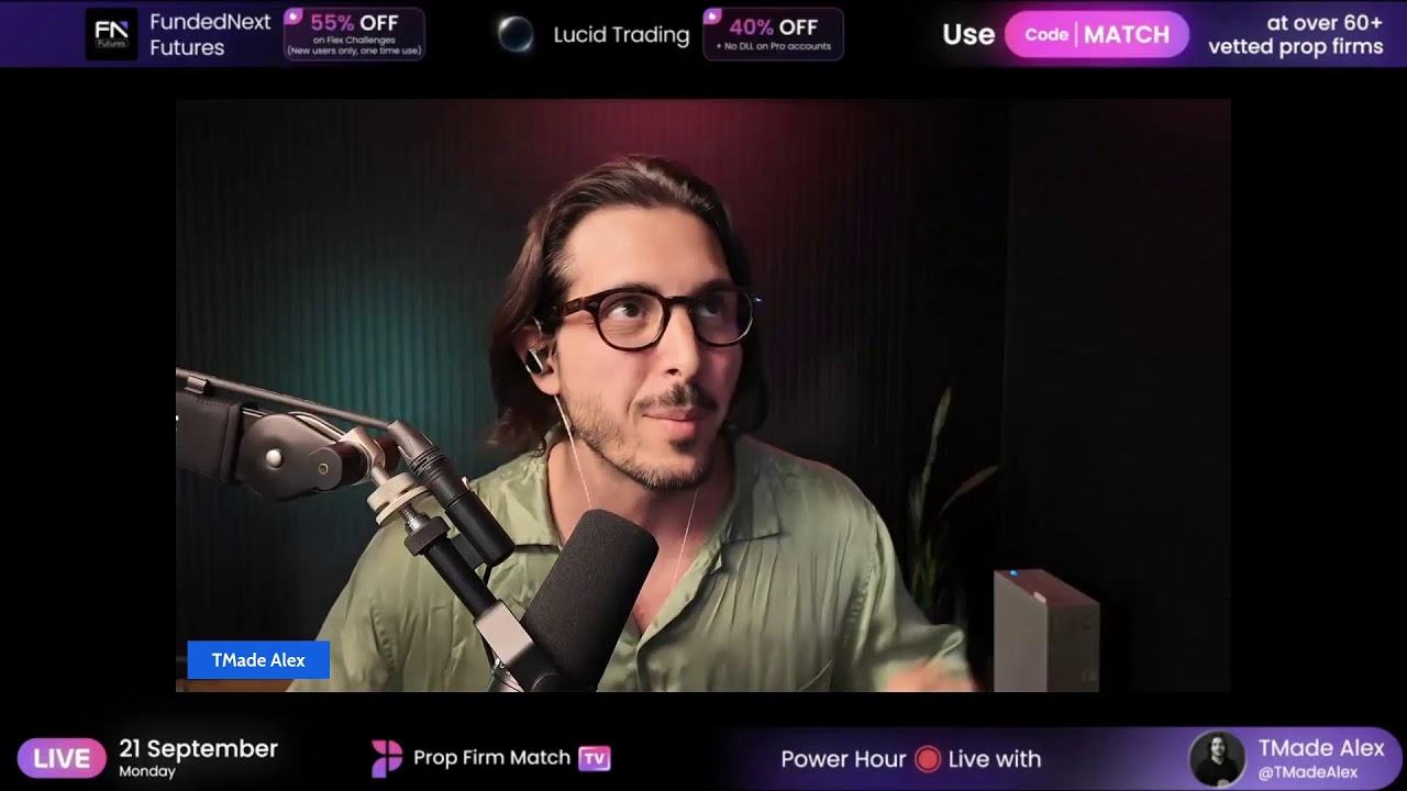 Live Futures Trading | London & New York Session | Prop Firm Match TV | 21/09/2026