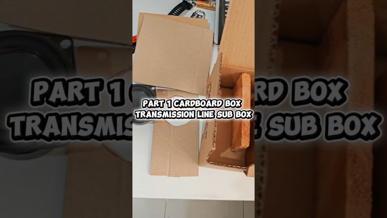 PART 1 CARD BOARD TRANSMISSION LINE SUB BOX