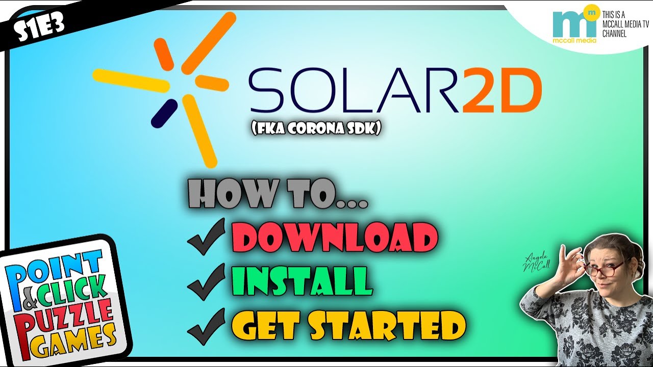 SOLAR2D (Corona SDK): How to DOWNLOAD, INSTALL, and GET STARTED in minutes with this 2D Game Engine