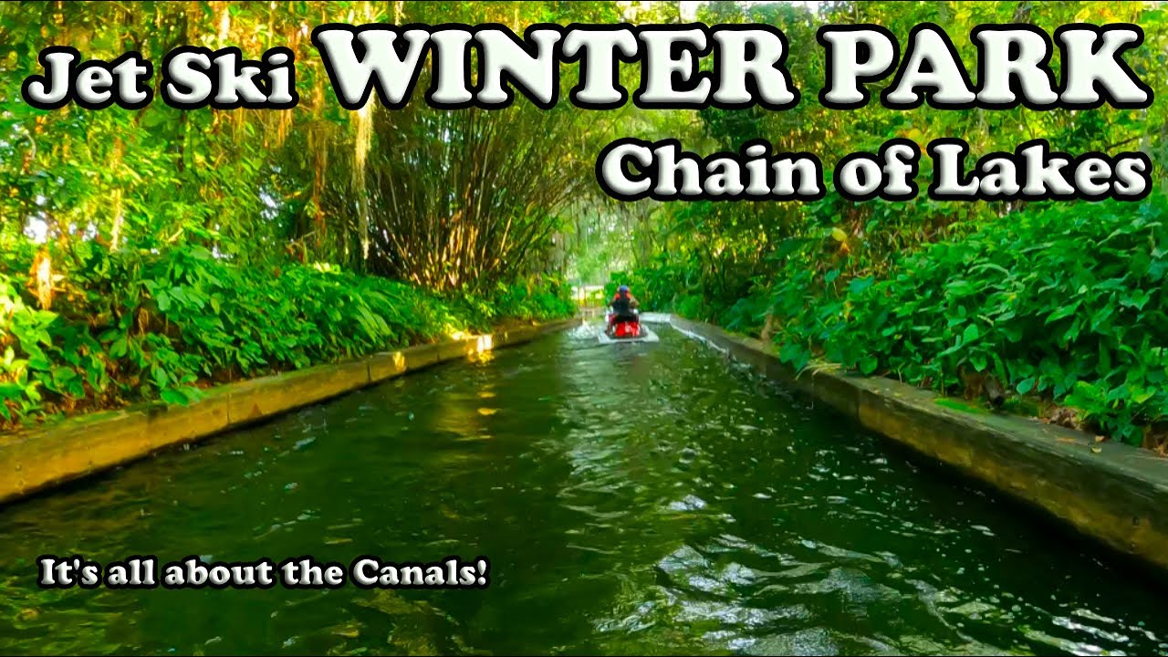 Лучшие озёра Флориды для катания на гидроциклах? — Цепь озёр Winter Park на гидроциклах #jetski В...