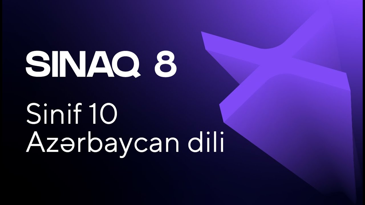 Azərbaycan dili 10-cu sinif   Güvən Sınaq 8 Qrup fənləri üzrə