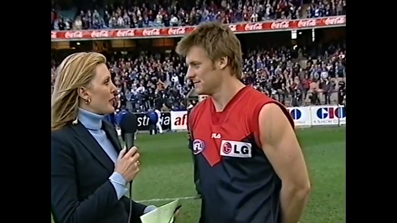 Peter Vardy - Post Match Interview - 2002 Elimination Final - Melbourne v North Melbourne