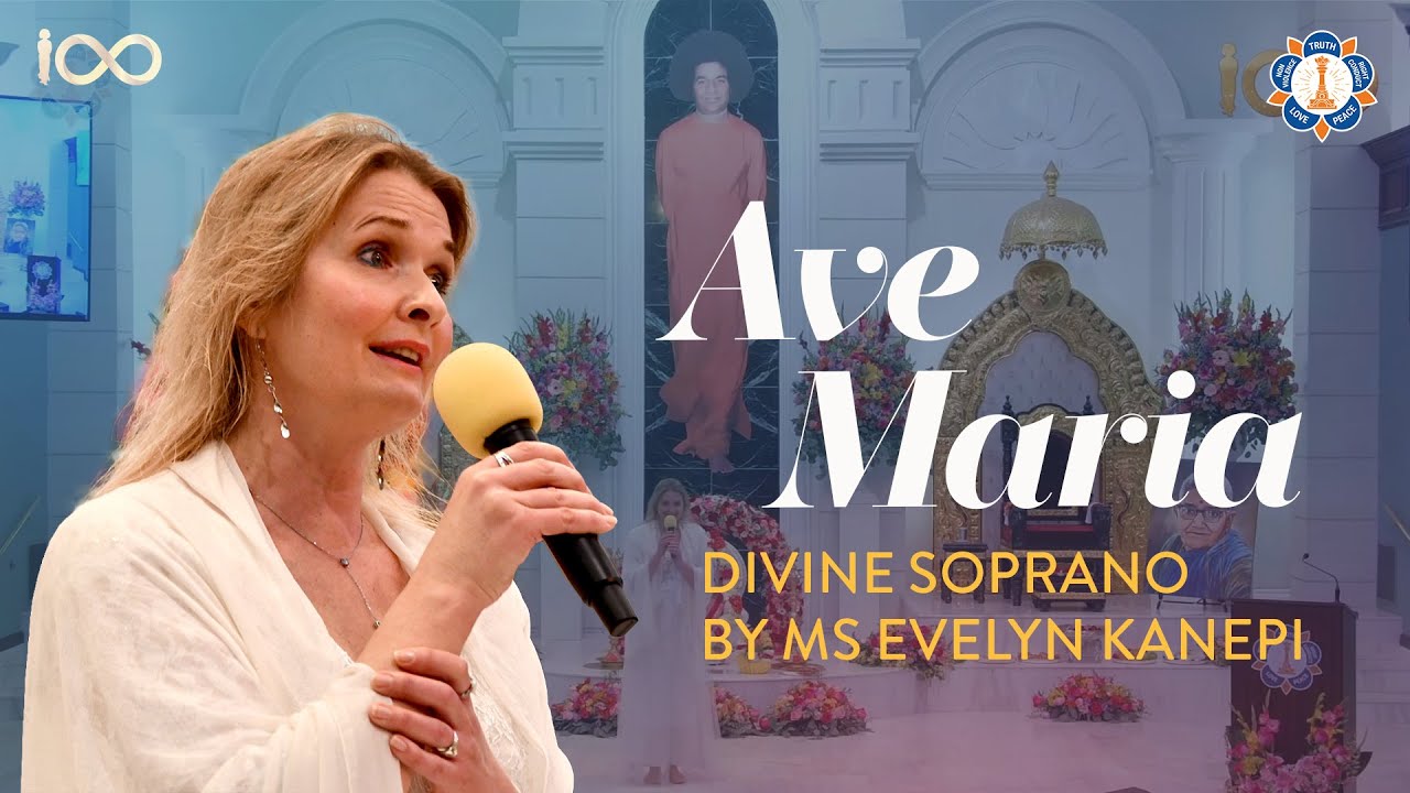 Ave Maria - Christmas Special | Evelyn Kanepi Live at Sai Prema Nilayam | Sathya Sai Baba 100