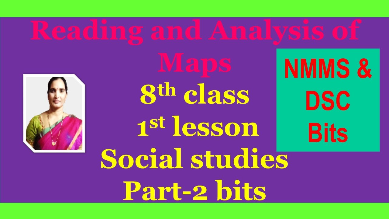 READING AND ANALYSIS OF MAPS PART 2  NMMS & DSC bits SOCIAL STUDIES 8TH CLASS by my social classroom