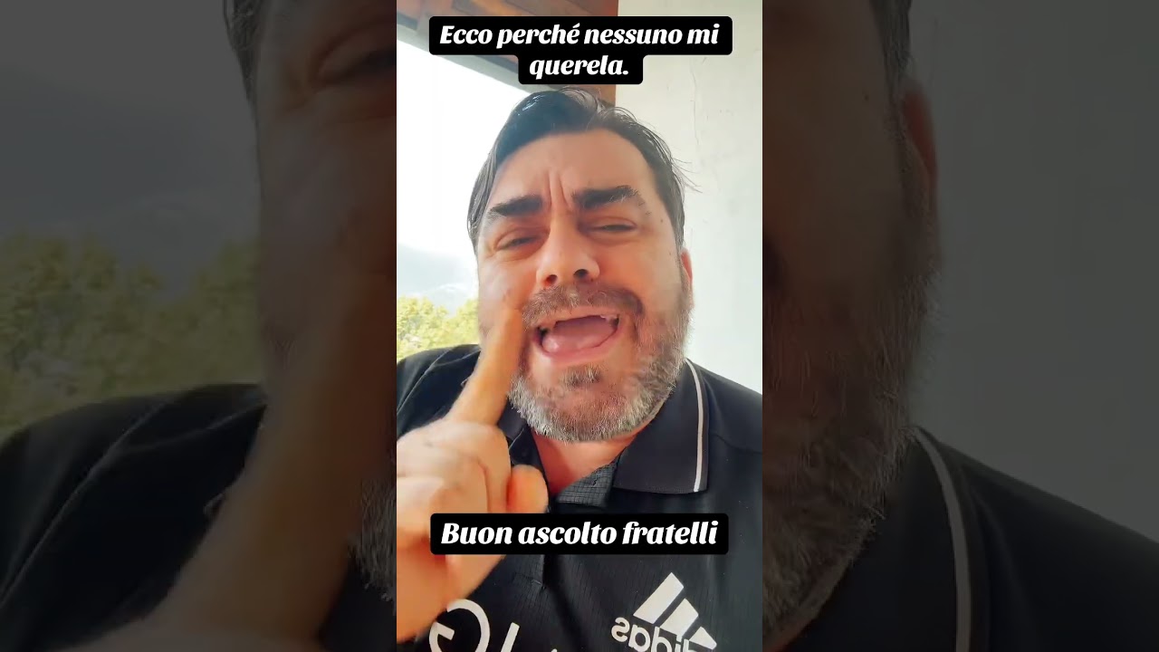 Ecco perch&eacute; nessuno mi querela. GP21🖤