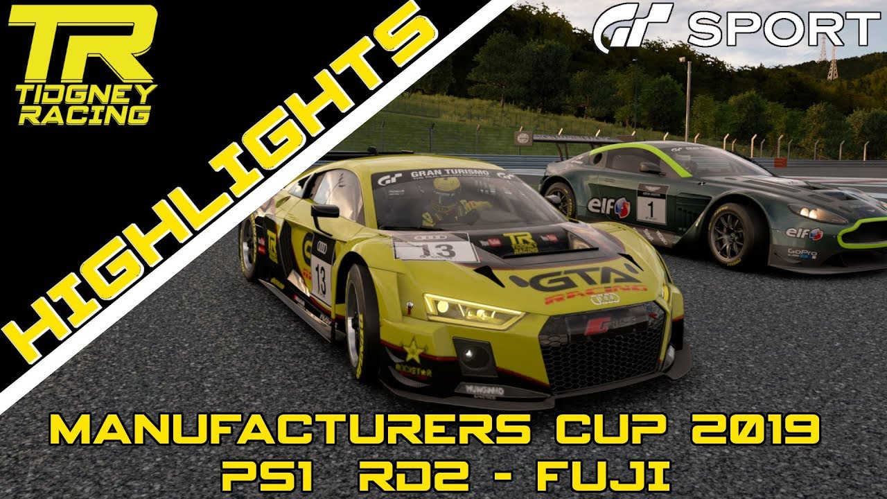 [GT Sport Highlights] - Aston vs Audi || FIA Manufacturers Cup