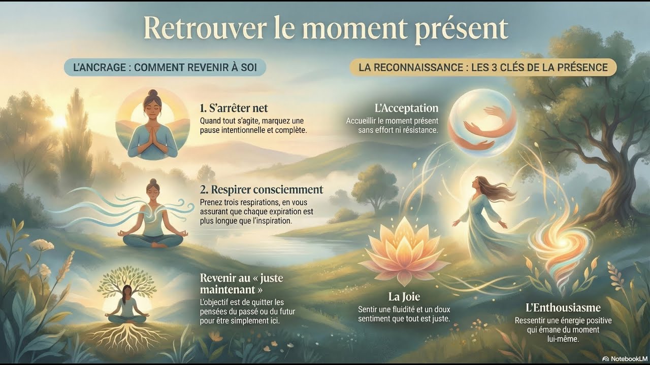 Retrouver sa présence — Trois clés pour être ici et maintenant