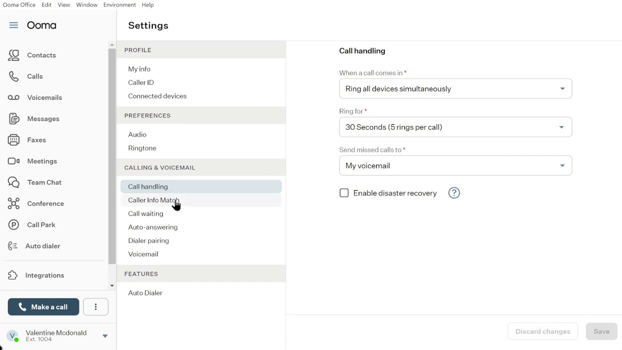 47. Ooma Office Tutorial: Settings - Calling & Voicemail Section   Calling & Voicemail section Over