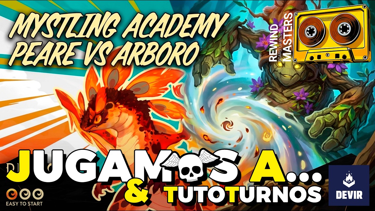 🐦&zwj;🔥 Playing MYSTLING ACADEMY: PEARE VS ARBORO (Devir) &mdash; Learn to Battle! | Rewind Masters