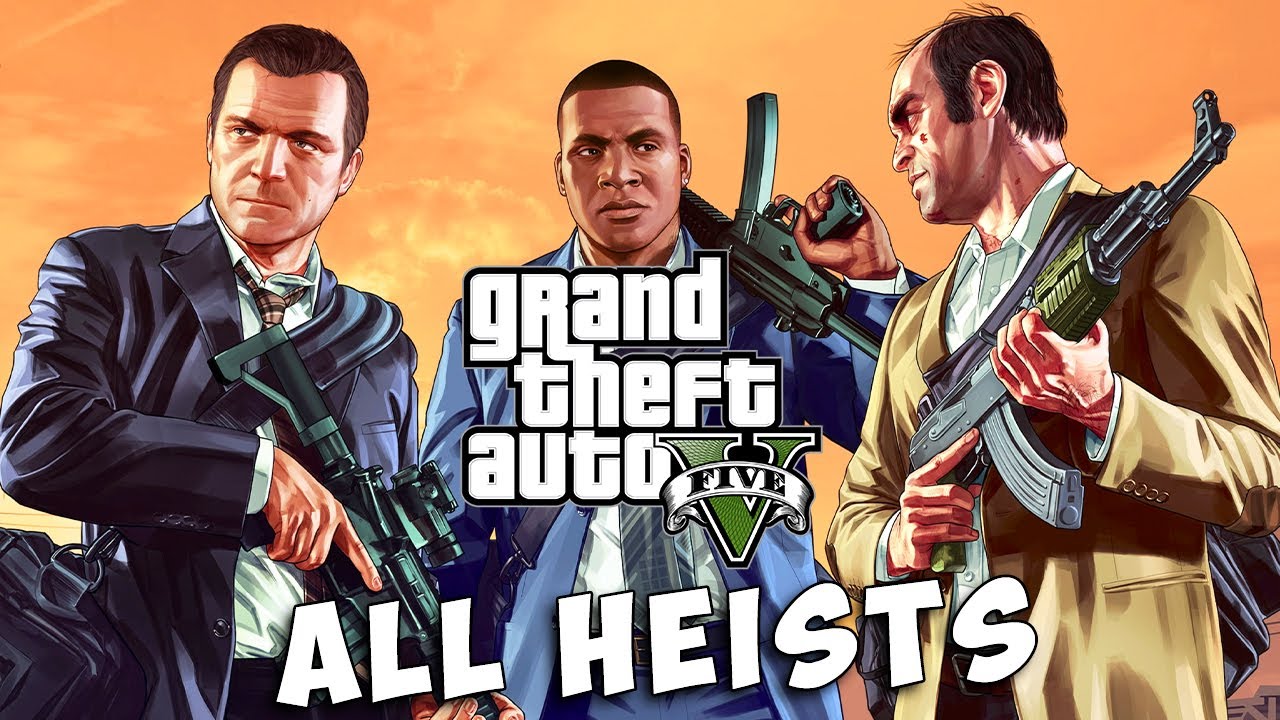 GTA 5 - All Heists (all robbery missions) [4K]