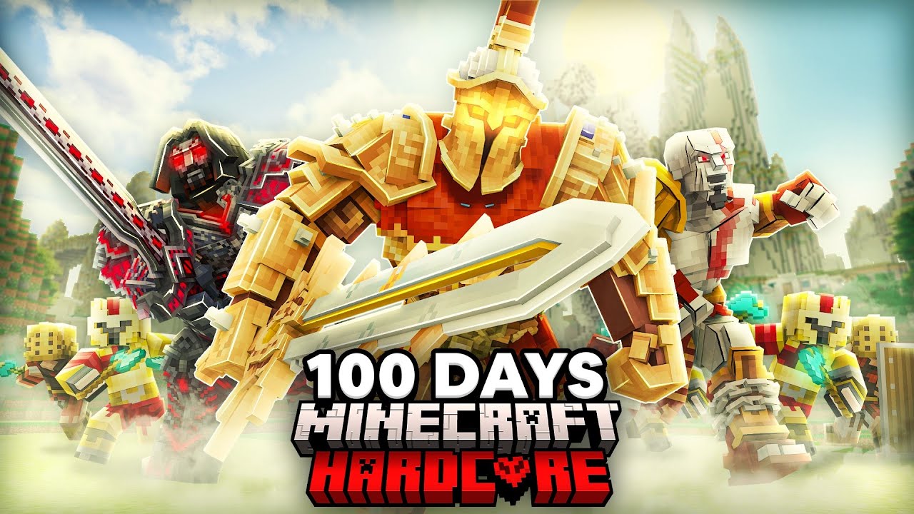 I Survived 100 Days in Ancient Sparta in Minecraft.. Here's What Happened..