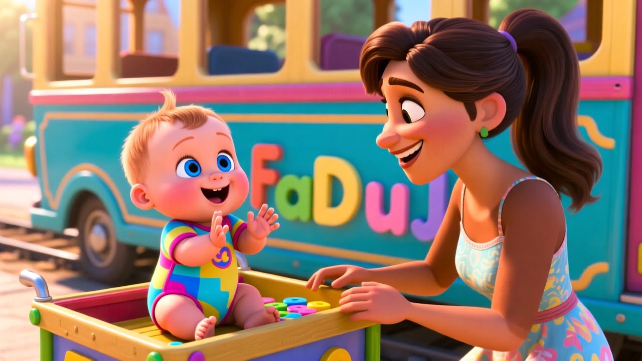 Baby Robin City Trolley 🐦🚋🌆 | Kids Song & Learning Video | Vehicles & Animals for Children