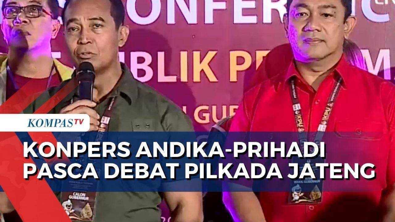 [FULL] Konpers Pasangan Andika Perkasa-Hendrar Prihadi Pasca Debat Pilkada Jateng