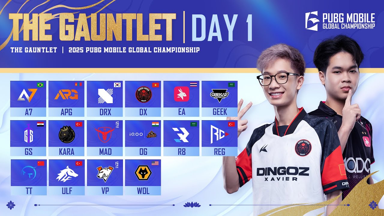 [TH] 2025 PMGC League | The Gauntlet Day 1 | PUBG MOBILE Global Championship