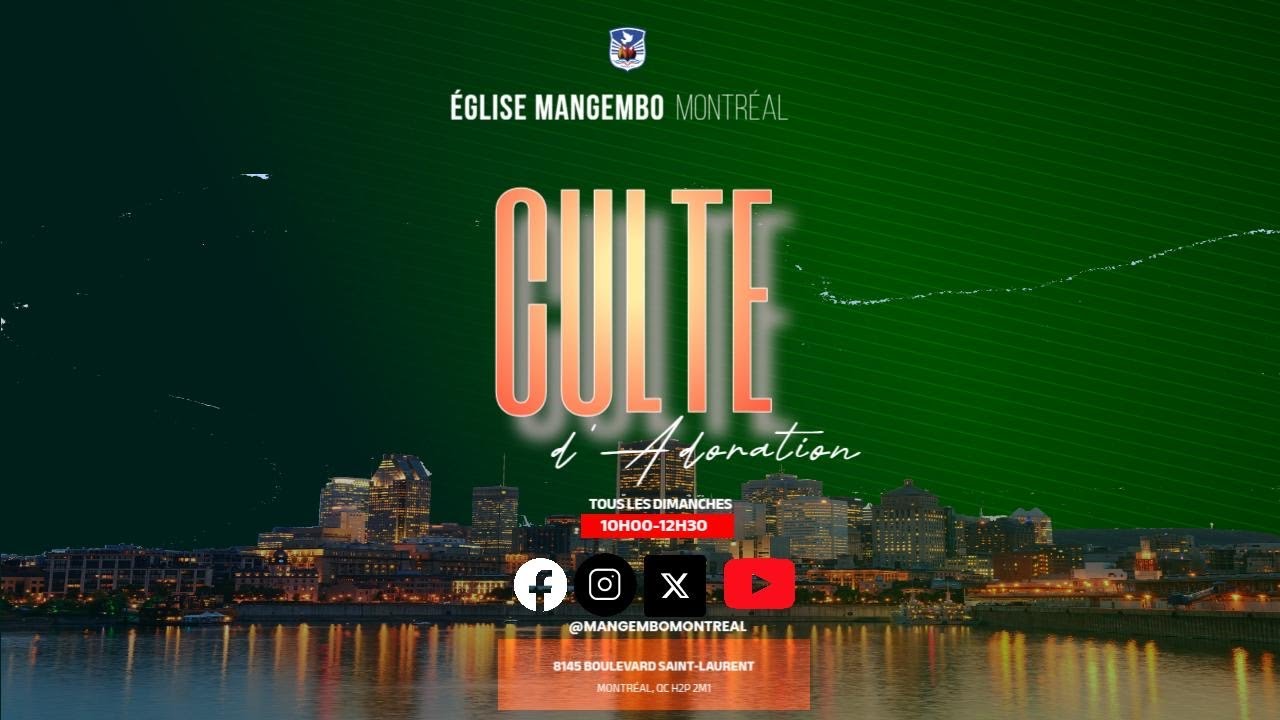 CULTE D'ADORATION || DIMANCHE 01.02.2026 || PASTEUR SERGES MUKIAPINI