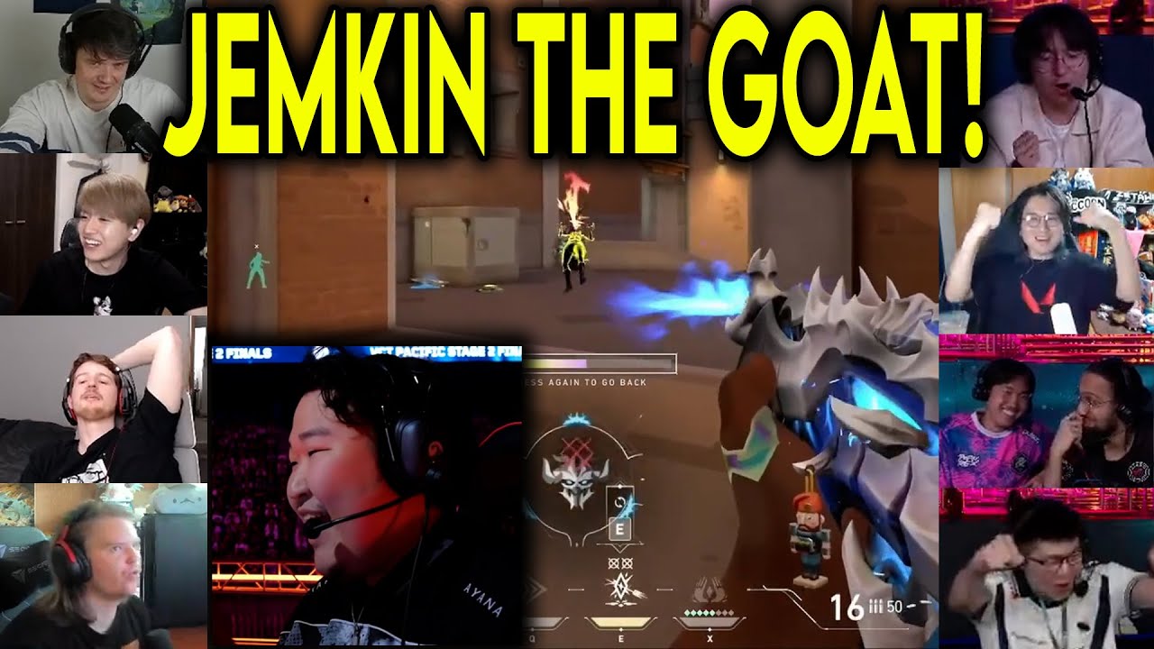 Valorant Streamers Reacts To RRQ Jemkin Insane ACE Against Talon Esports In VCT