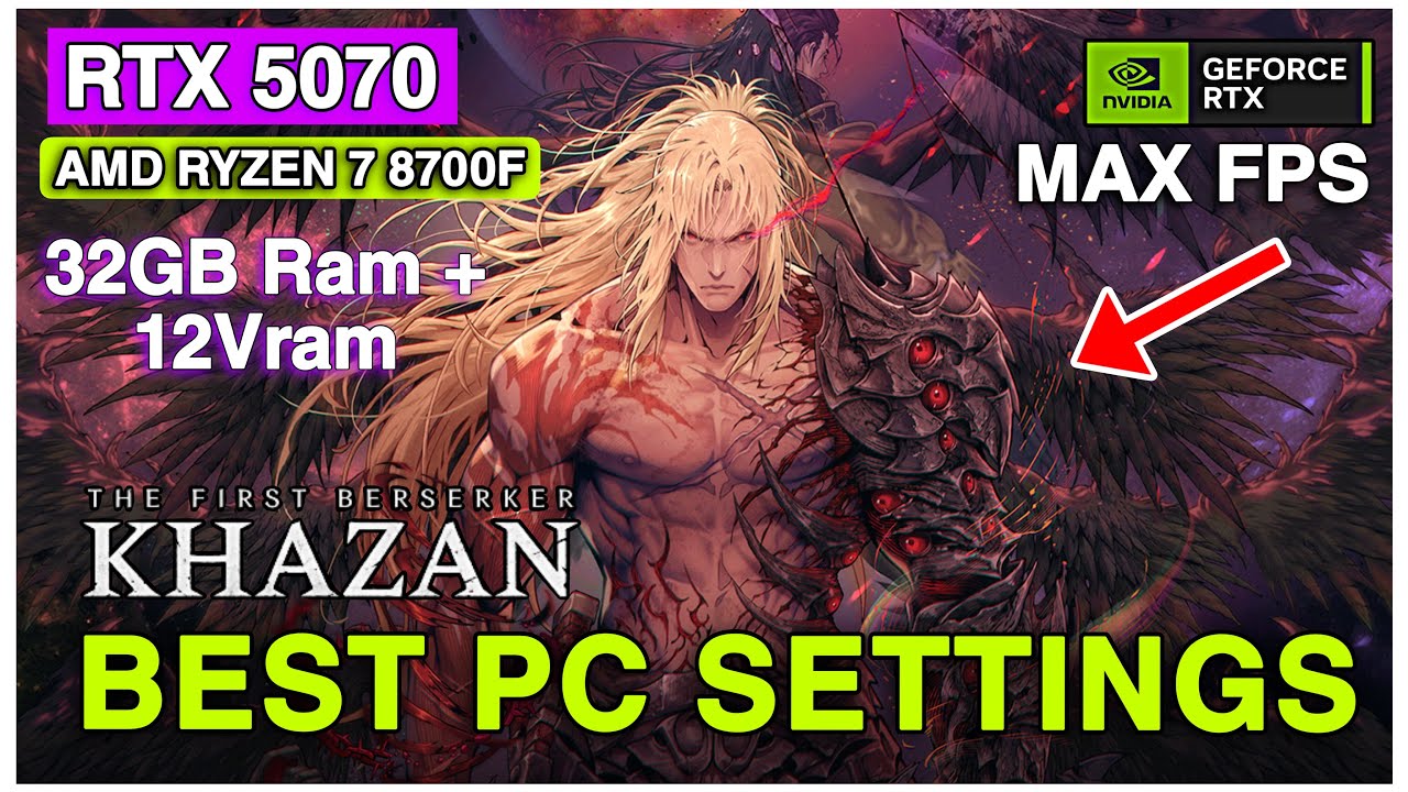 RTX 5070 | Ryzen 7 8700F |The First Beserker: Khazan &ndash; High Settings Performance!