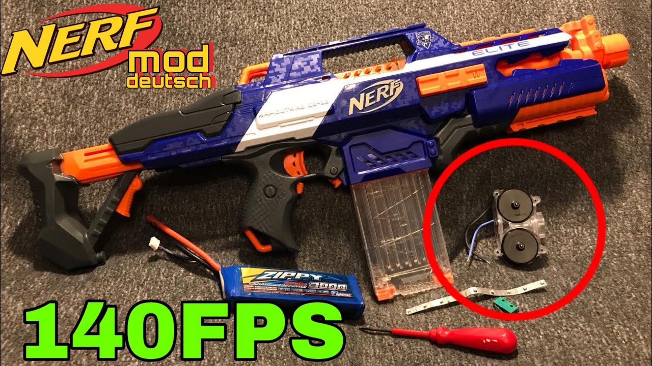 Nerf Elite Rapidstrike Mod Guide | Deutsch