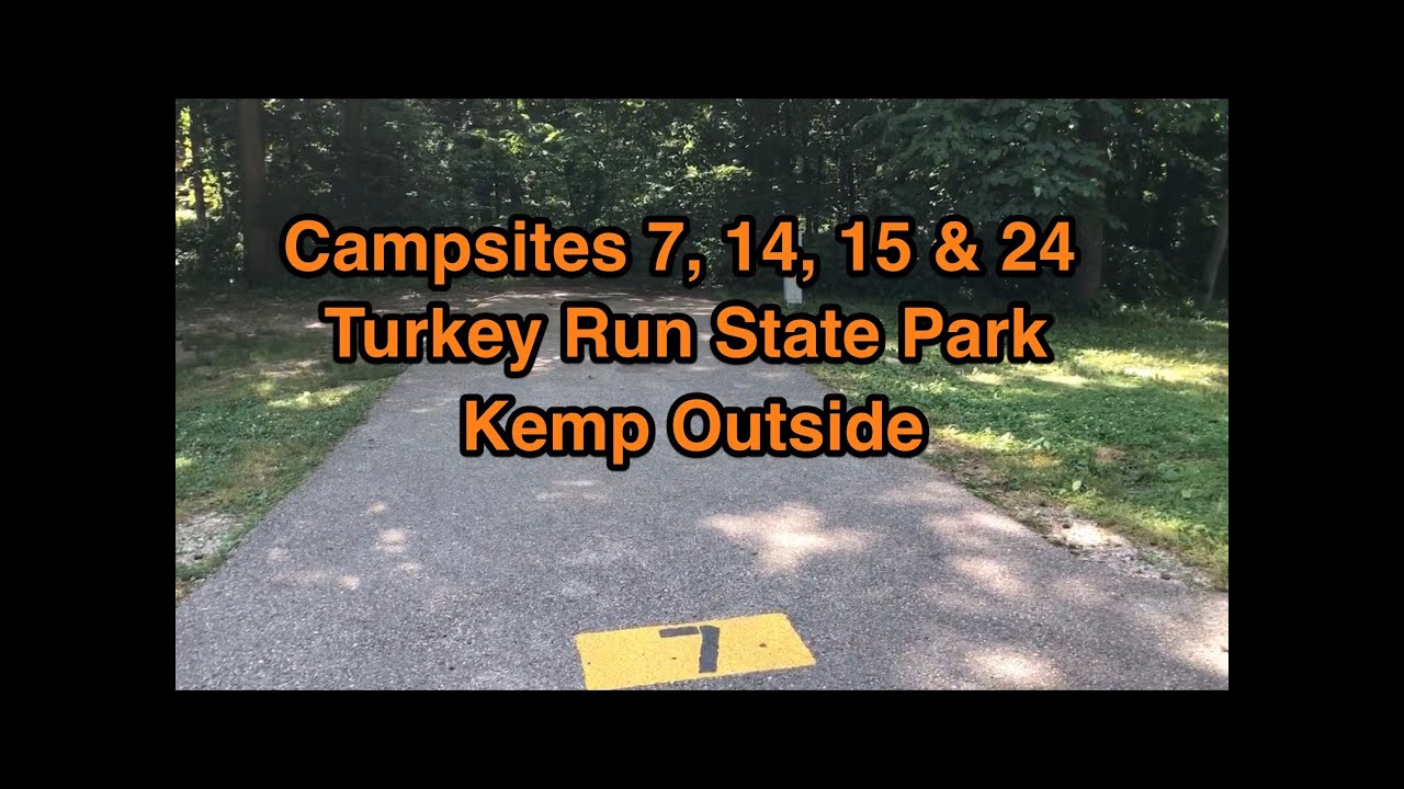 Кемпинги № 7, 14, 15 и 24 в государственном парке Turkey Run | Кемпинг в Индиане | Отзывы о кемпи...