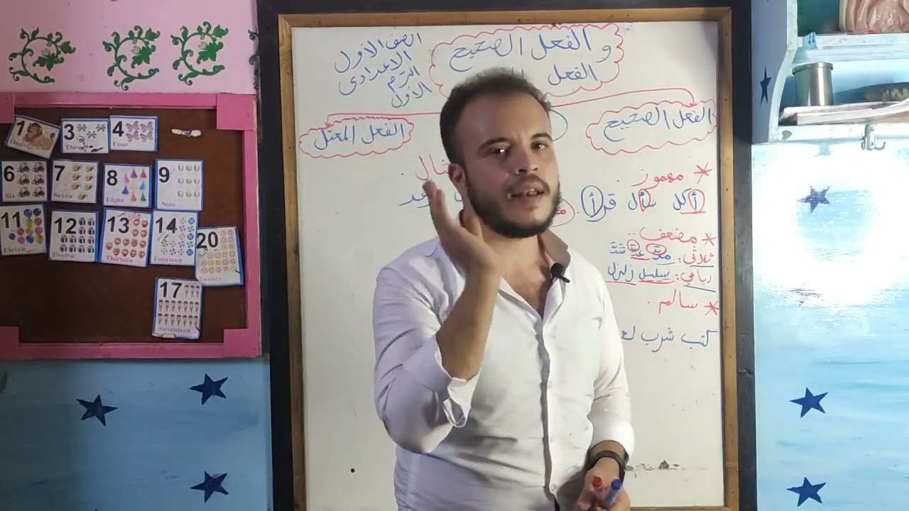 الفعل الصحيح و الفعل المعتل ـ الصف الأول الإعدادي