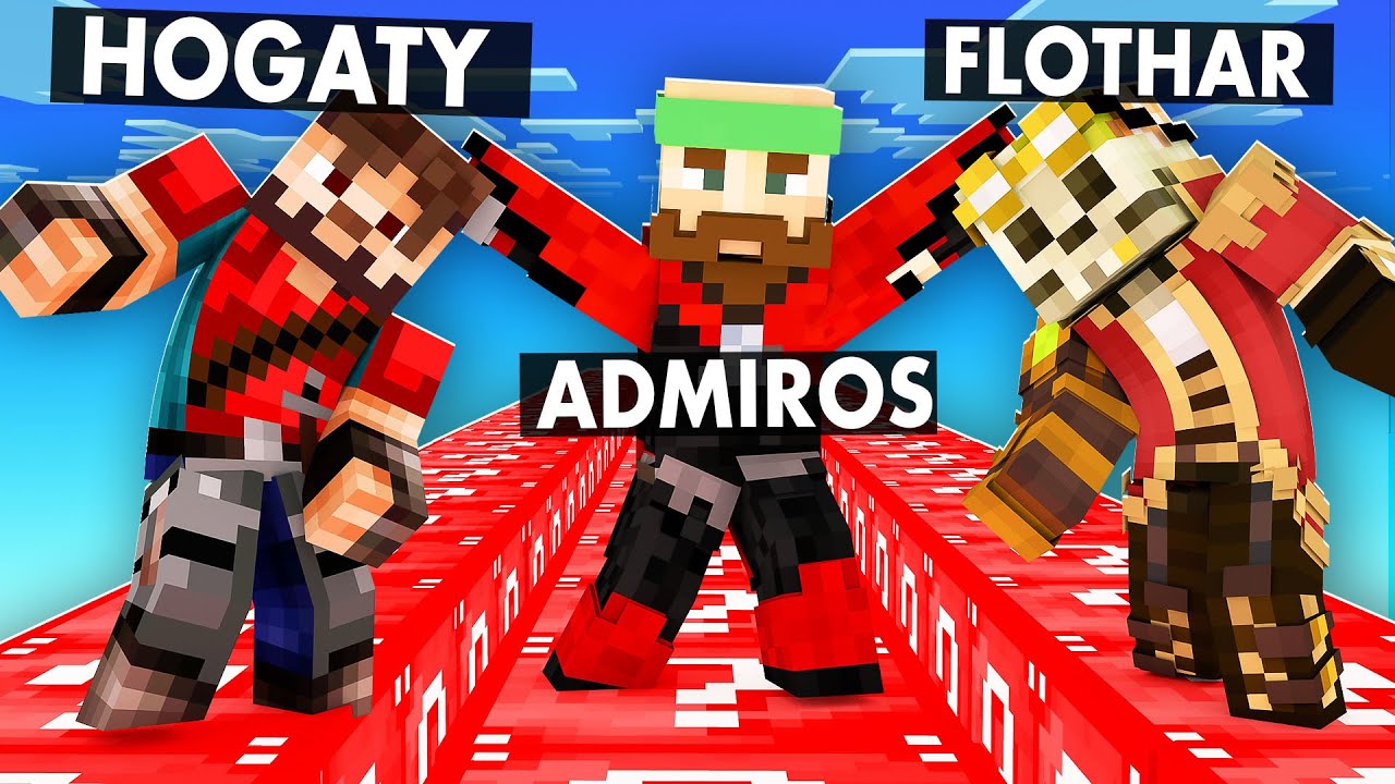 Powr&oacute;t NAJLEPSZYCH EKIPOWYCH WYŚCIG&Oacute;W LUCKY BLOCK w Minecraft - Lucky Block Race