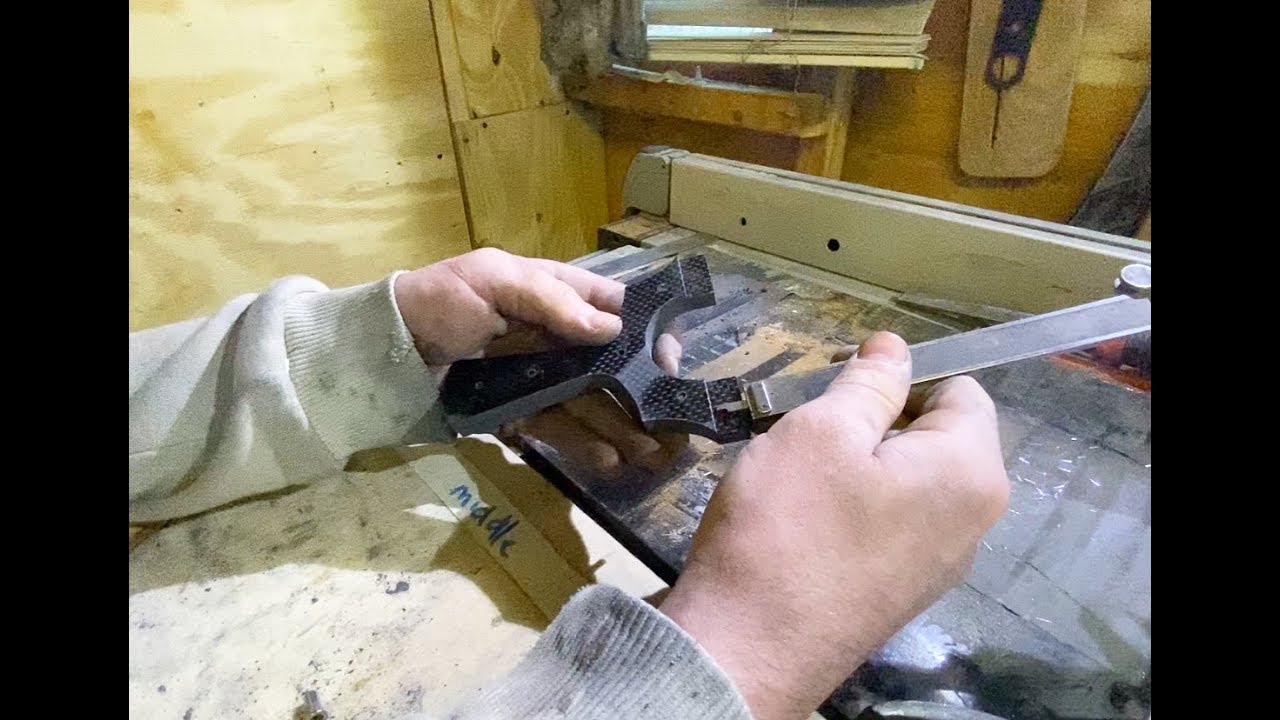 Making A Catapult/Slingshot From Solid Carbon Fibre