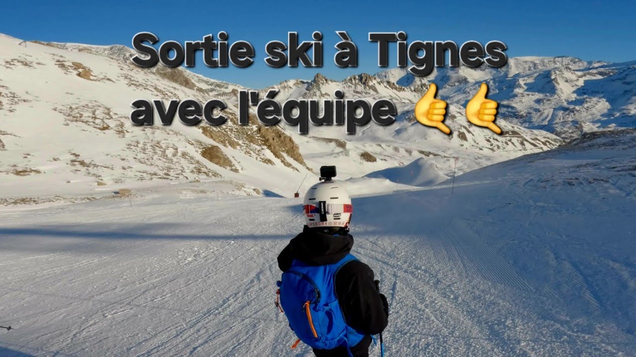 Sortie ski à Tignes avec l'équipe 🤙🤙(2024)