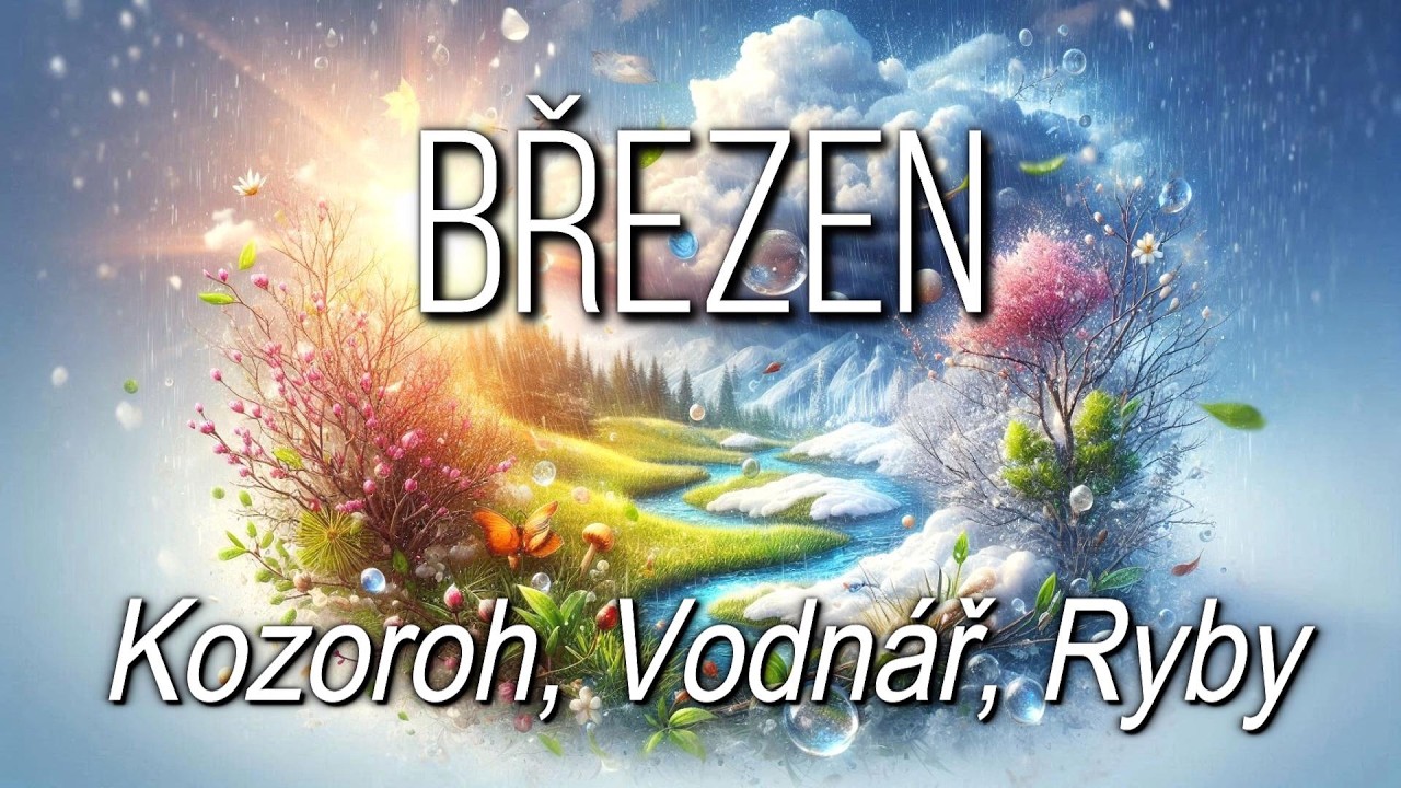 BŘEZEN ♑Kozoroh ♒Vodnář ♓Ryby -❤️láska -zadaní-nezadaní, vztah, práce, finance