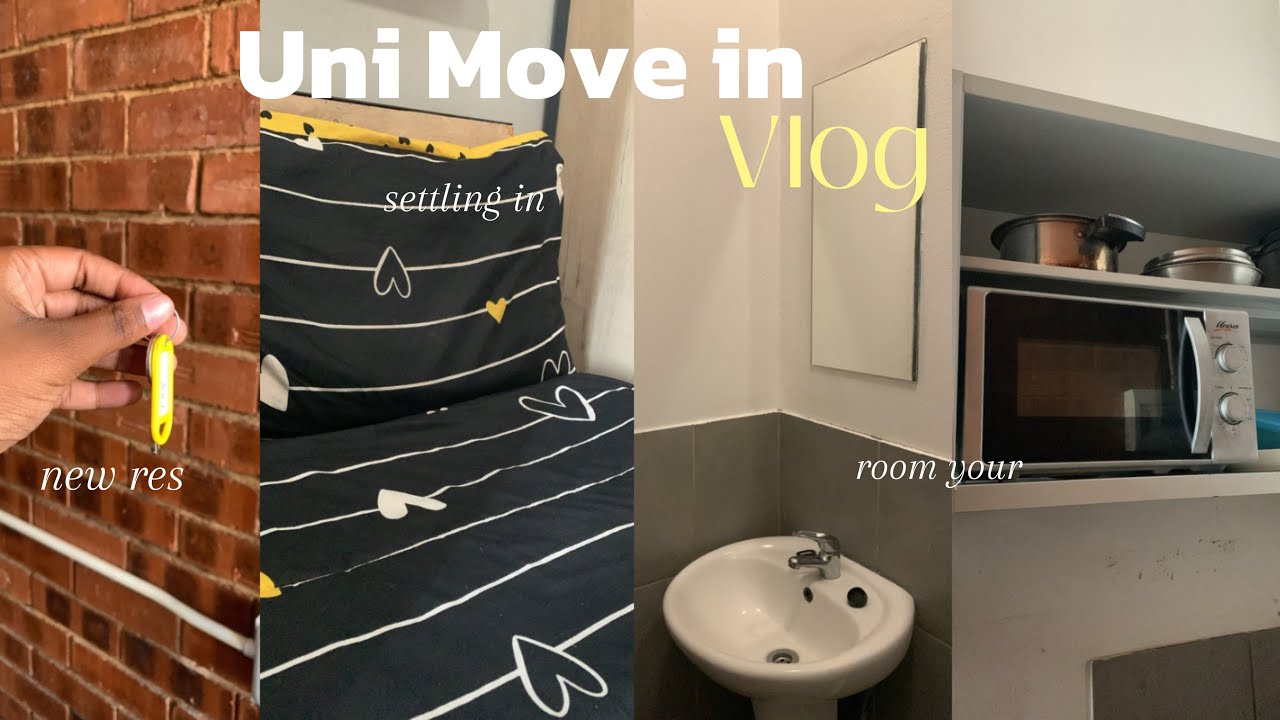 Wits Move in vlog | travel vlog , unpacking and moving into res .