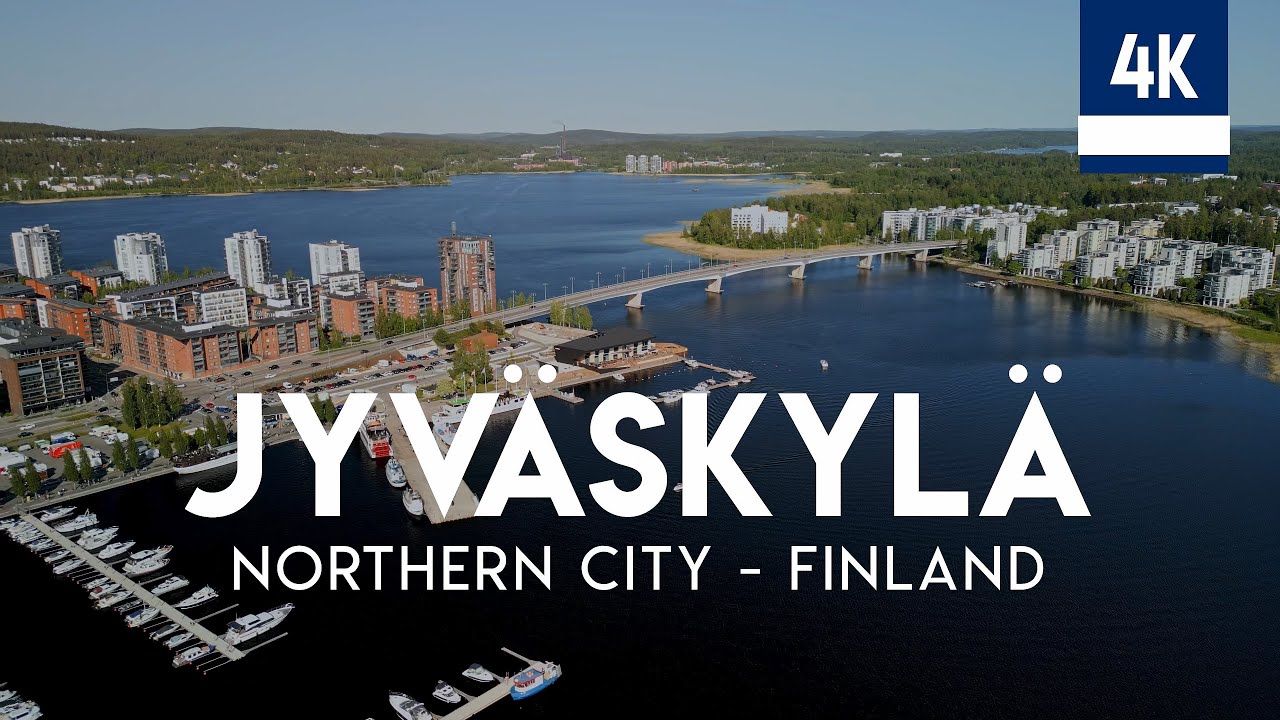 JYVÄSKYLÄ - NORTHERN CITY in Europe 🇫🇮💙🌲 | FINNISH Lakeland in SUMMER | FINLAND | Cinematic Drone