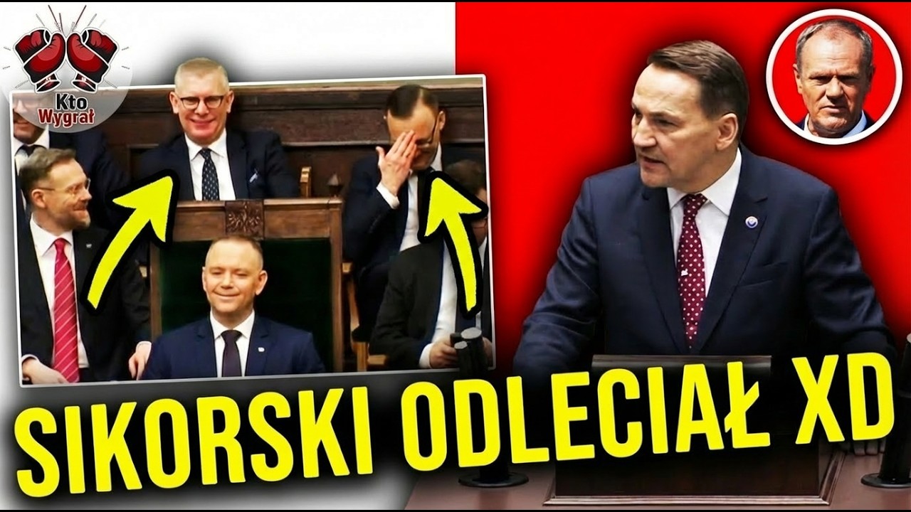 Awantura W Sejmie! SIKORSKI Uciekł Z MÓWNICY?! Nawrocki NIE Mógł Wytrzymać ZE Śmiechu XD!