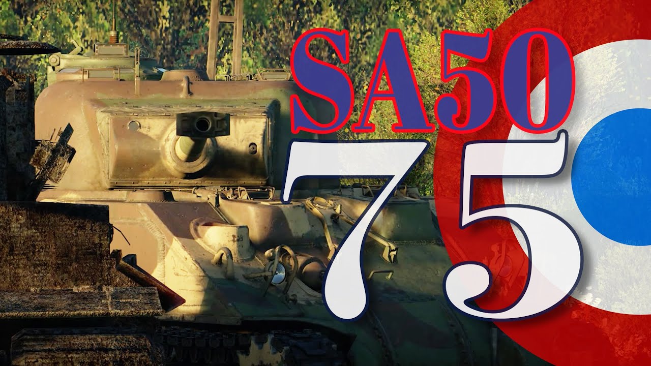 F R E N C H  B I A S 7 5 - M4A4 SA50 & AMX-13 | War Thunder RB
