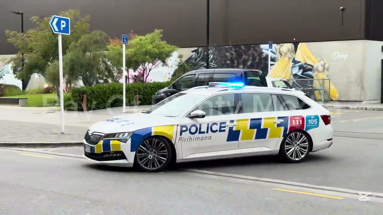 Intense and rare emergency services responding New Zealand + STG