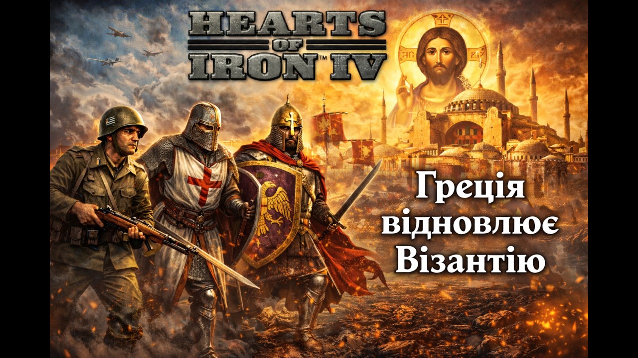 Стрім за Грецію по шляху Візантії | HOI4 | No Compromise No surender