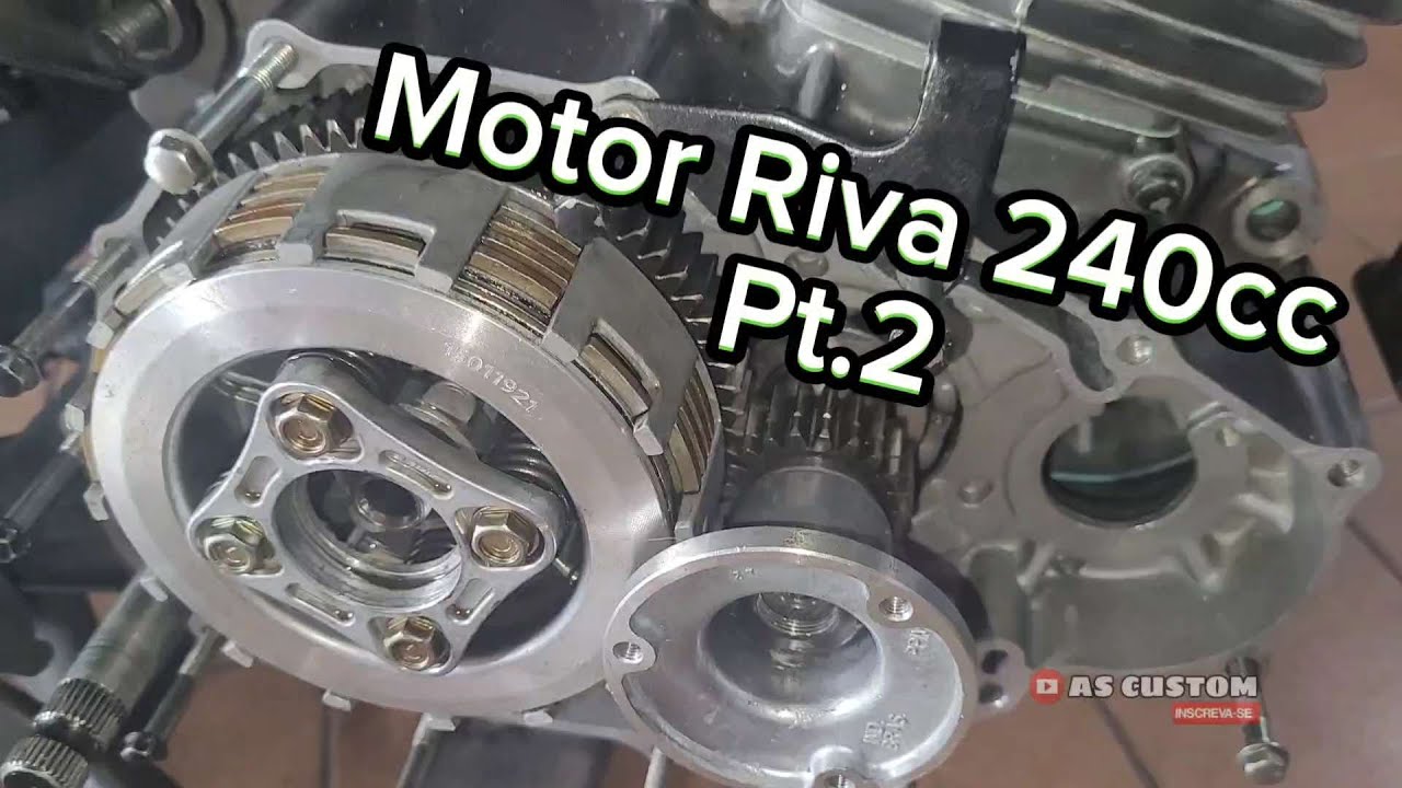Riva 240cc ( parte 2 ) adaptação engrenagem motora ⚙️