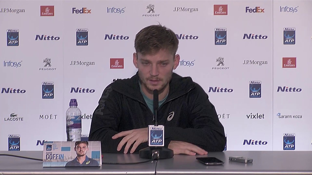 David Goffin ATP World Tour Finals  - Press Conference