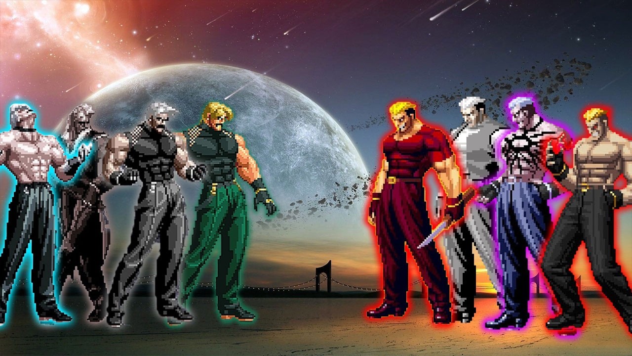 [Mugen KOF] Iori Yagami TEam Vs Ryuji Yamazaki TEam