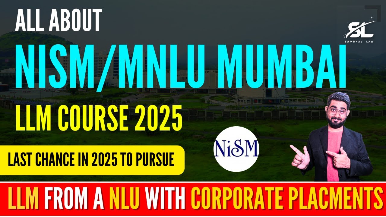 LL.M. in Investment & Securities Laws | NISM & MNLU Mumbai | Complete Admission Guide 2025
