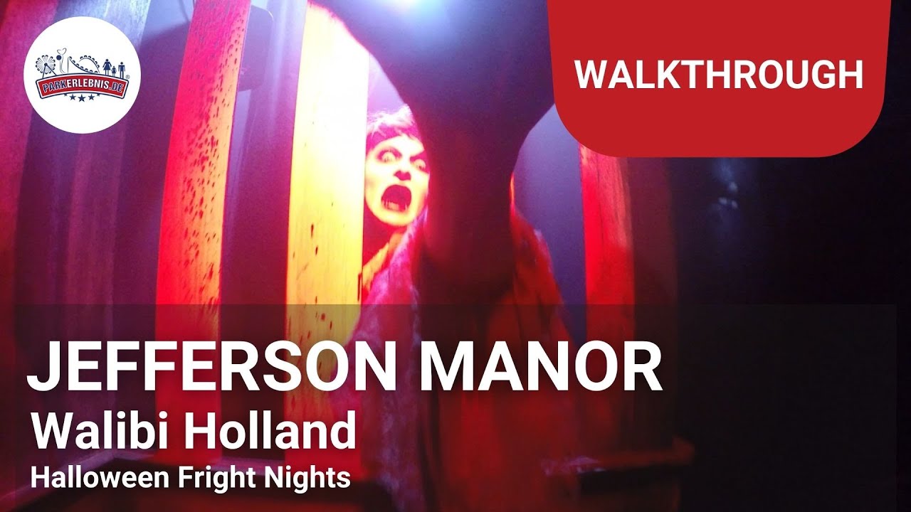 Jefferson Manor (Walkthrough) - Walibi Holland Halloween Fright Nights - Haunted House