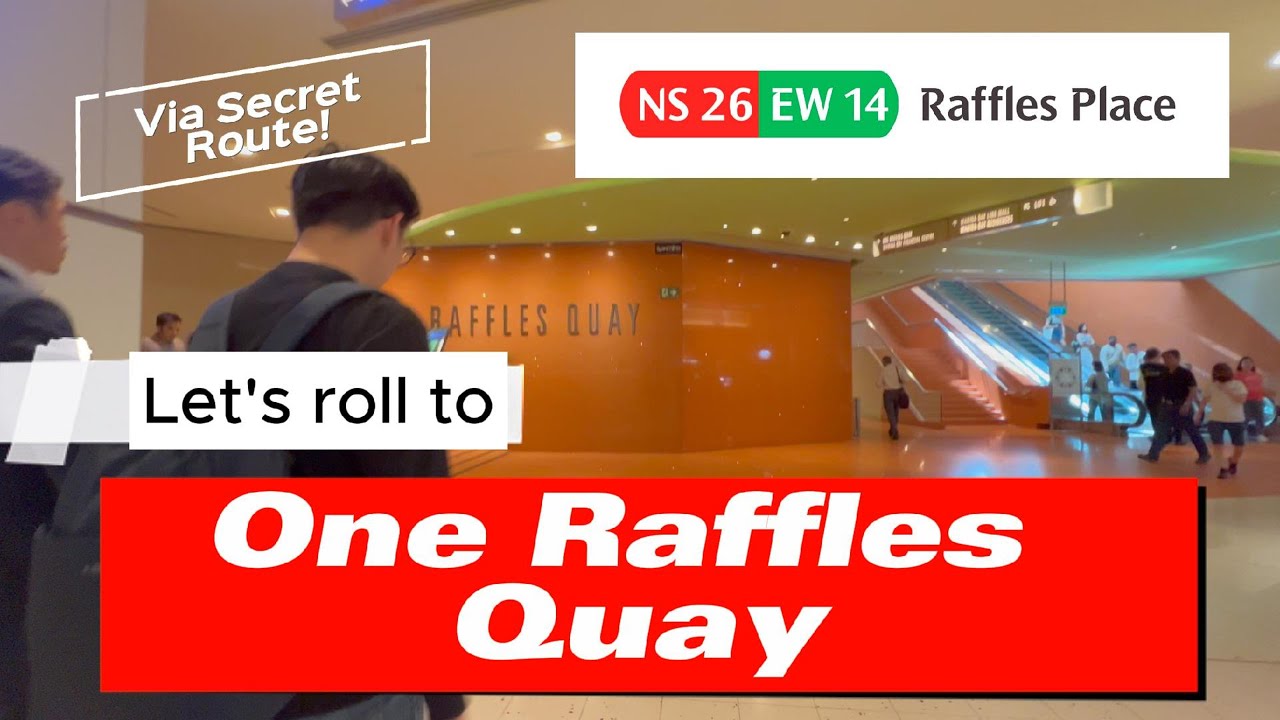 [4K] Raffles Place MRT to One Raffles Quay via CIMB Plaza and Ocean Financial Centre