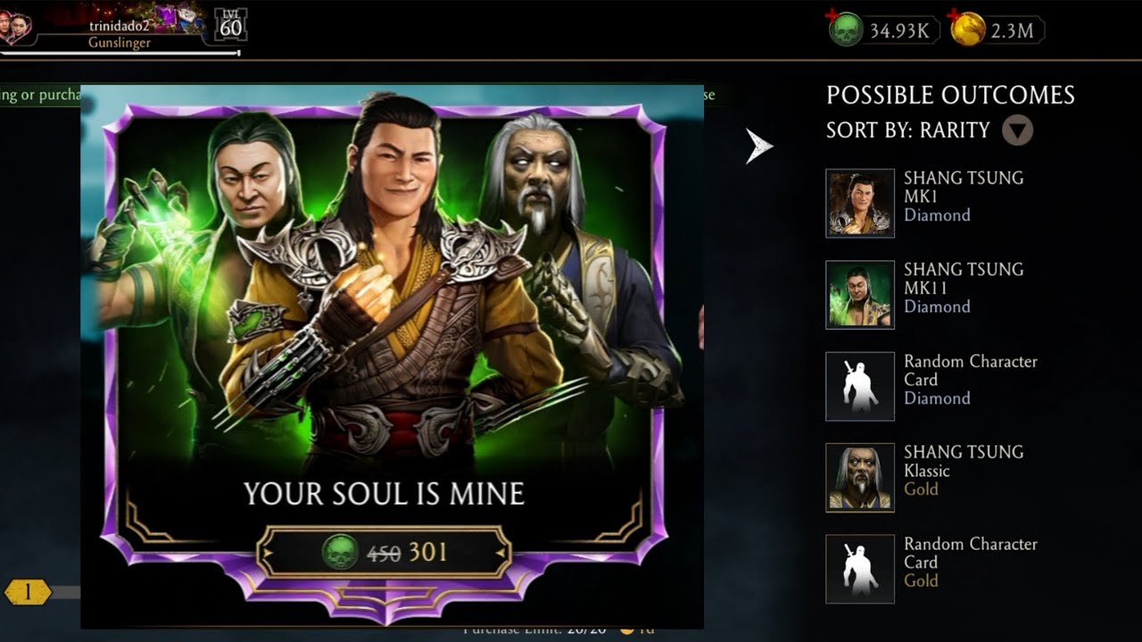 You're Soul Is Mine Pack Opening 🥳  MK Mobile 