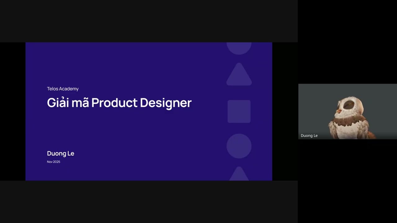 Webinar  Product Designer đi với Stakeholder thì làm kinh tế mà về thiết kế thì vào thế Designer   2
