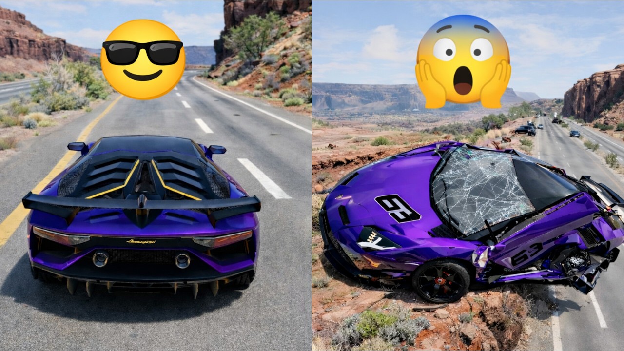 Ultimate Car Crash Test Compilation | Realistic Driving Simulator