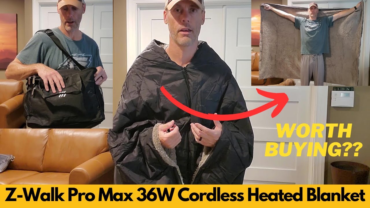 Worth It? ZonLi Z Walk Pro 36W Battery Operated Heated Blanket, Portable, Cordless, Rechargeable