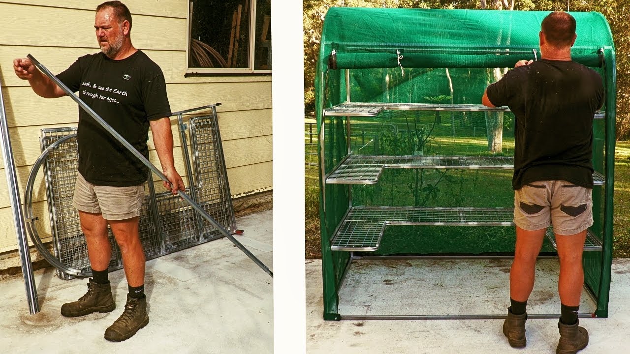 Assembling a Mini Greenhouse Midi Gro by Adloheat