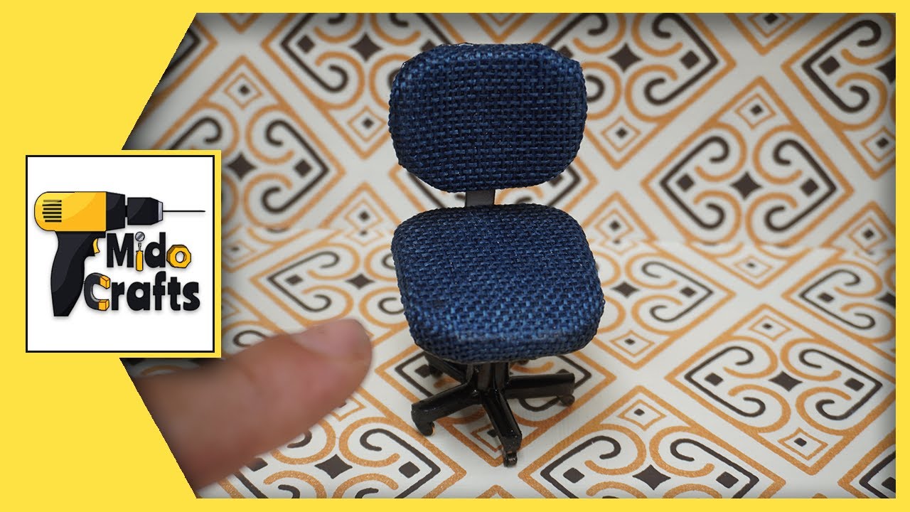 DIY make a miniature office chair