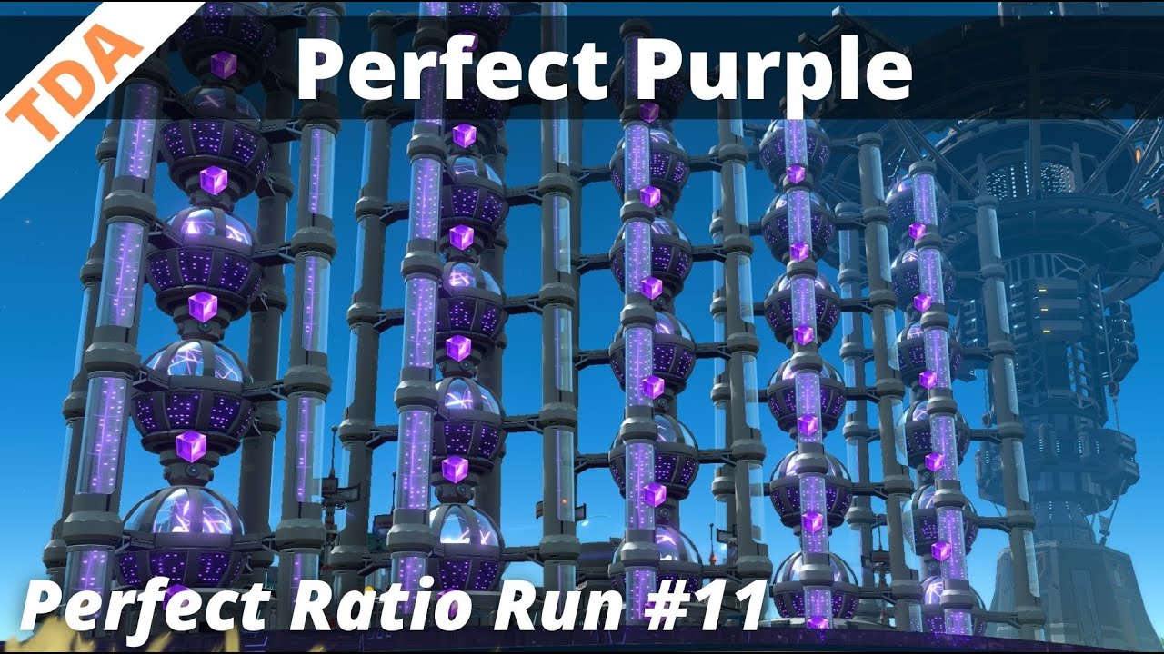 PURPLE SCIENCE from SCRATCH!| Perfect Ratio Run #11 | Let's Play | Dyson Sphere Program